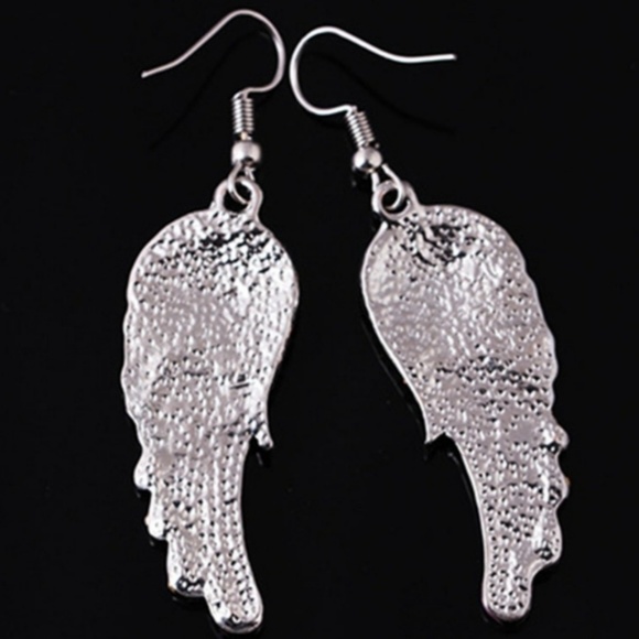 🎀Beautiful Rhinestone Feather/Angle Wing Earings - Picture 8 of 8